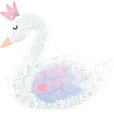 Sparkling Swan Pinata Front_Flat