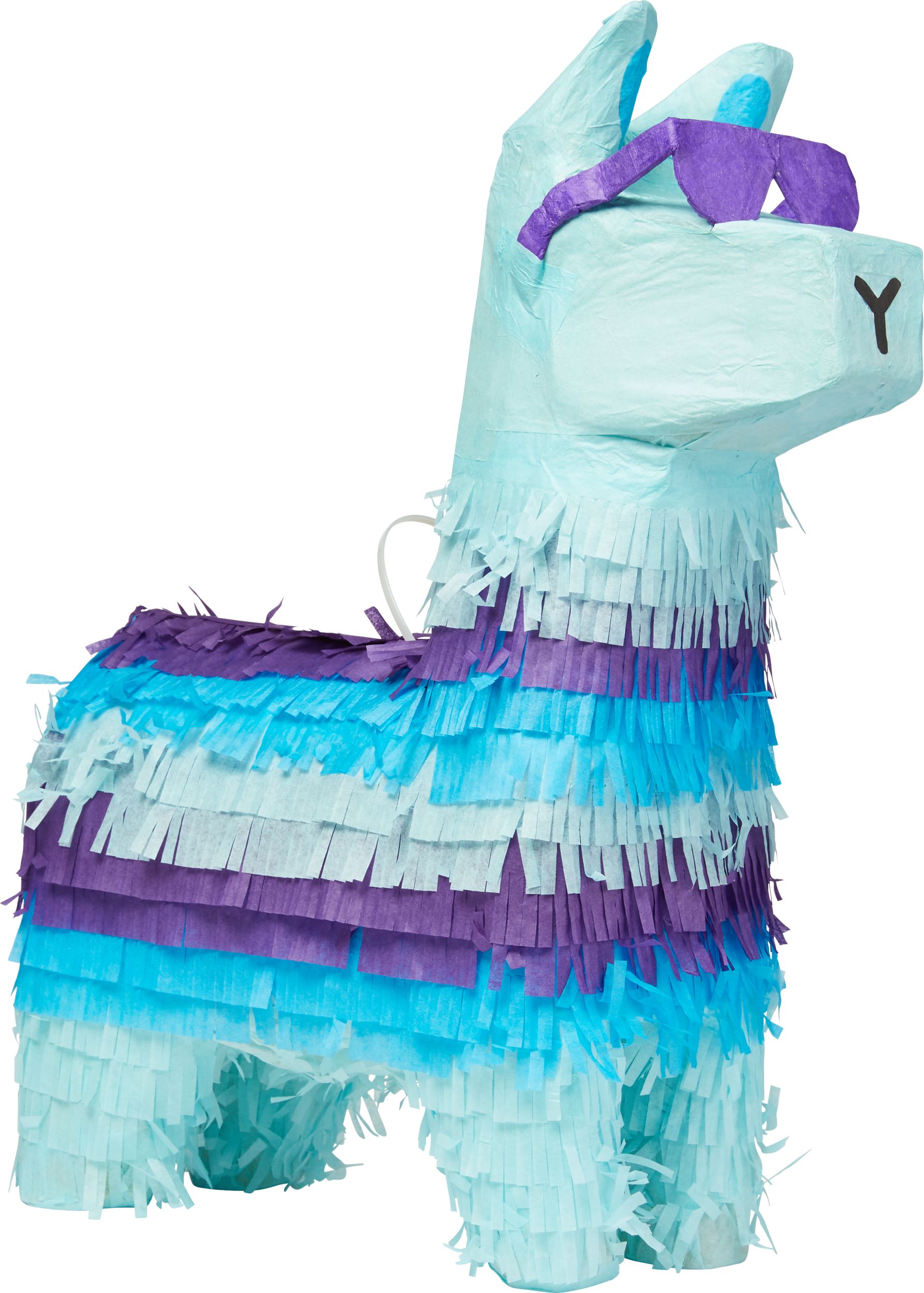 Battle Royal Llama Pinata Hanging Decoration, Blue, 17-in, Holds 2lb of Pinata Filler, for Birthday Parties Front_Angled_Right