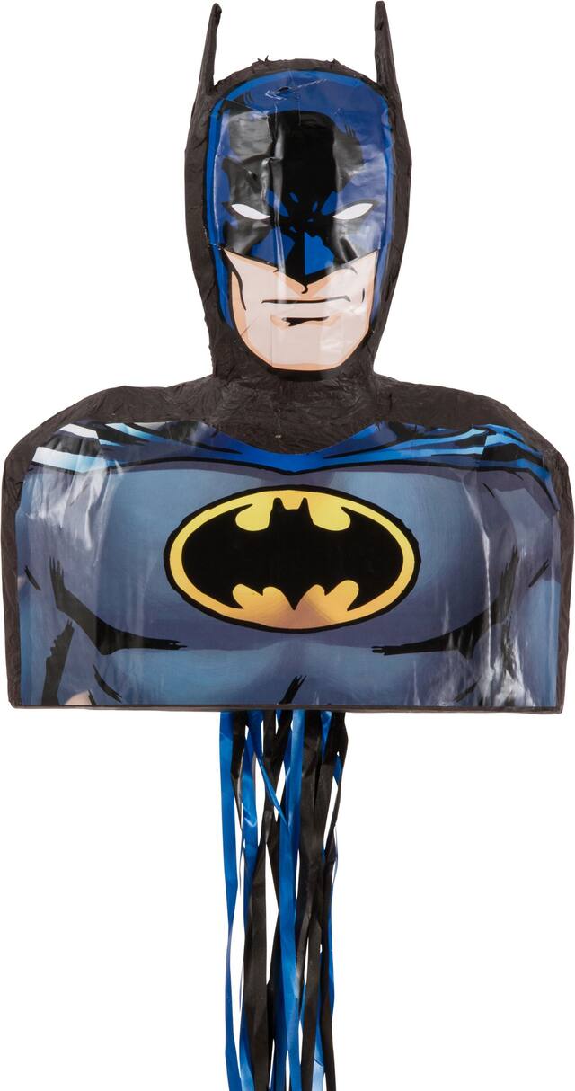 Pull String Batman Pinata Front_Flat