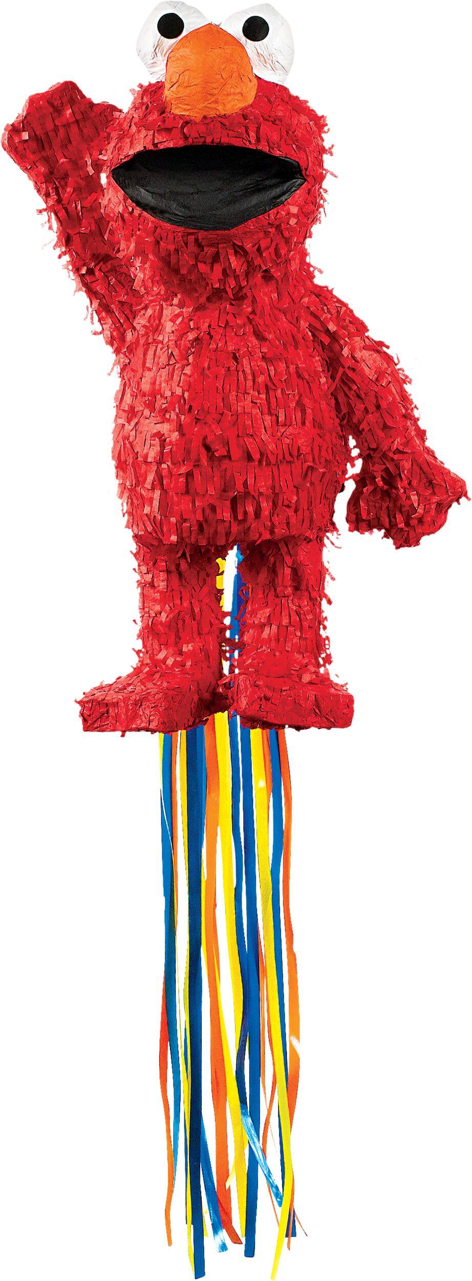 Pull String Elmo Pinata Front_Flat