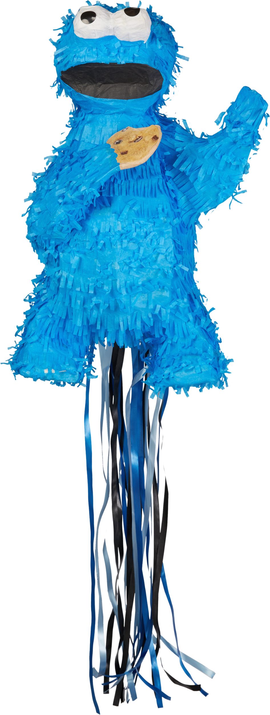 Pull String Cookie Monster Pinata Front_Flat