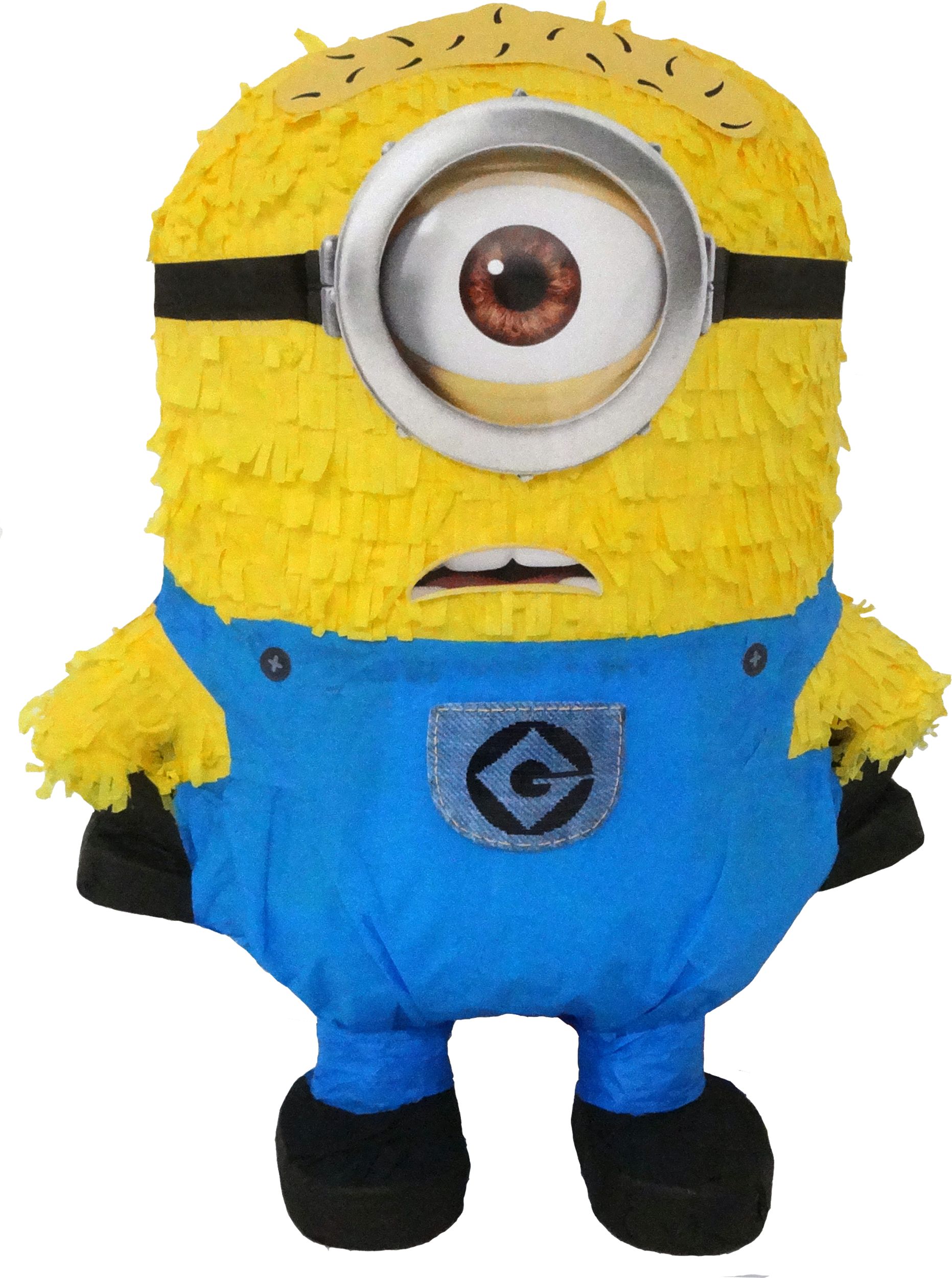 Pull String 3D Minions Pinata Front_Flat