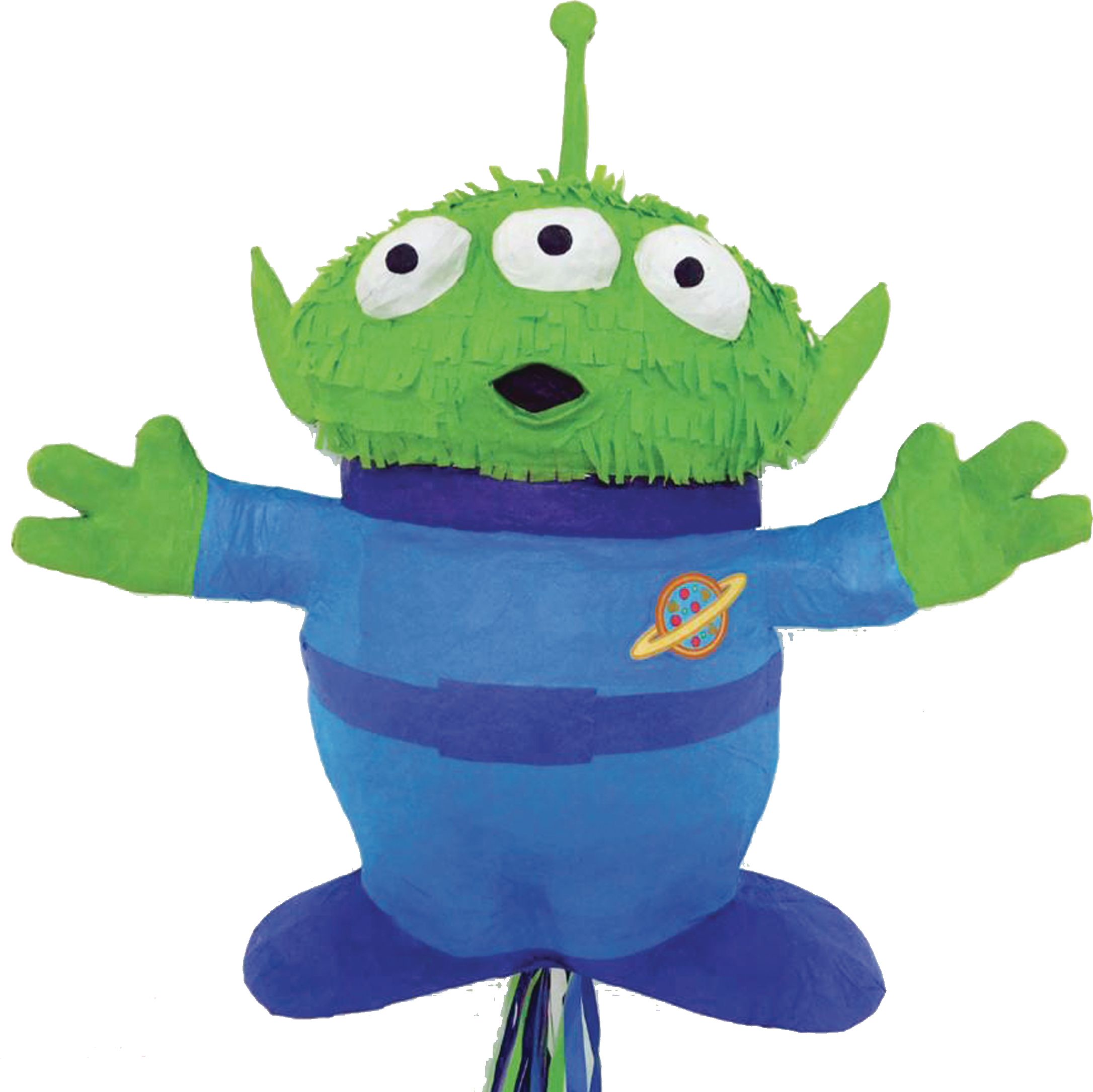 Pull String Toy Story 4 Alien Pinata Front_Flat