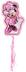 Disney Minnie Mouse Pinata Hanging Pull String Decoration, Pink, for Birthday Parties Front_Flat