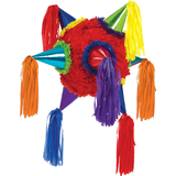 8-Point Star Pinata Hanging Decoration, Assorted Colours, 24-in, Holds 10lb of Pinata Filler, for Birthday Parties Front_Flat