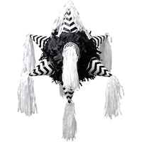 Pinata en forme d'étoile à 8 pointes Front_Flat