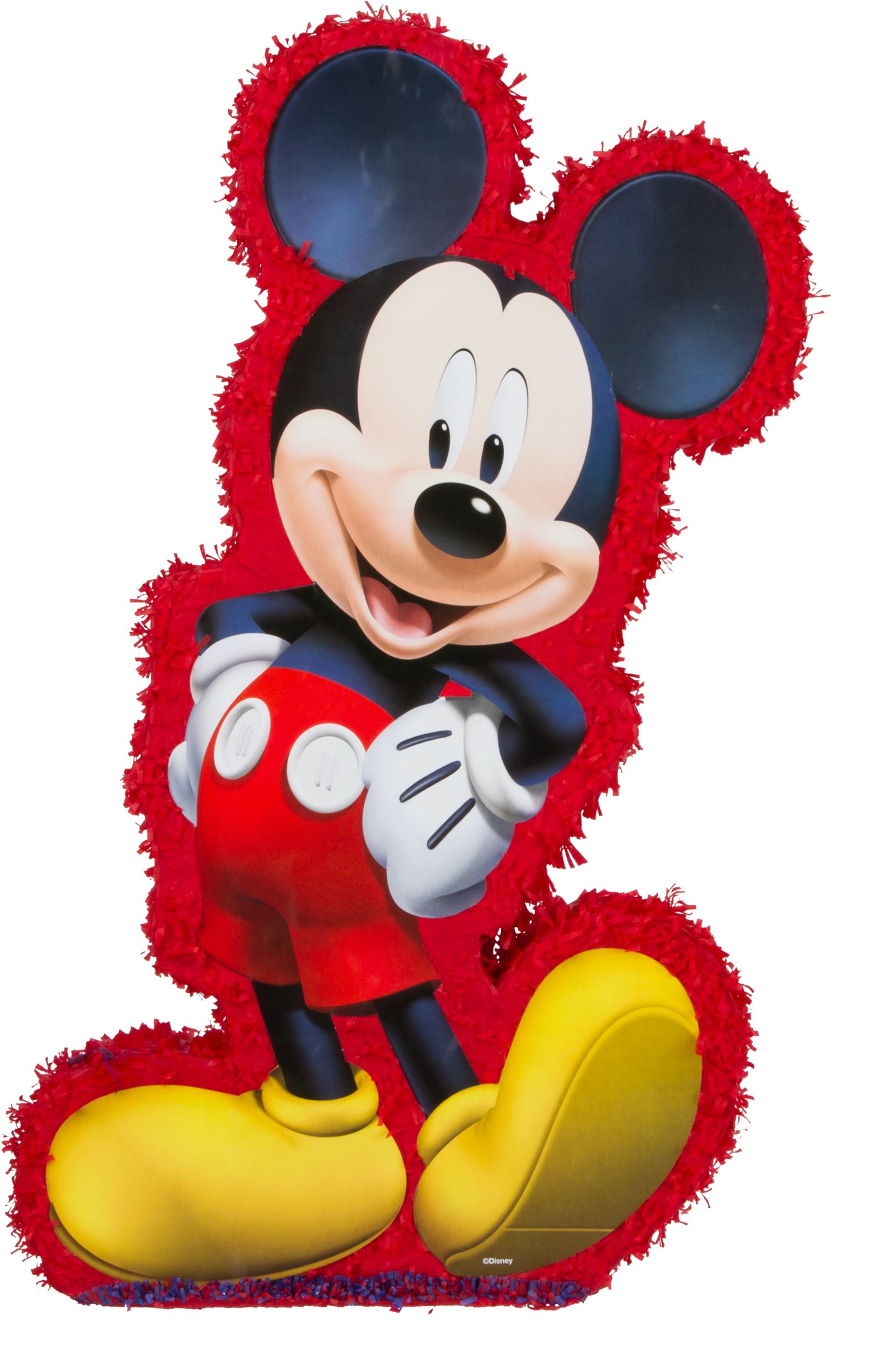 Red Mickey Mouse Pinata Front_Flat