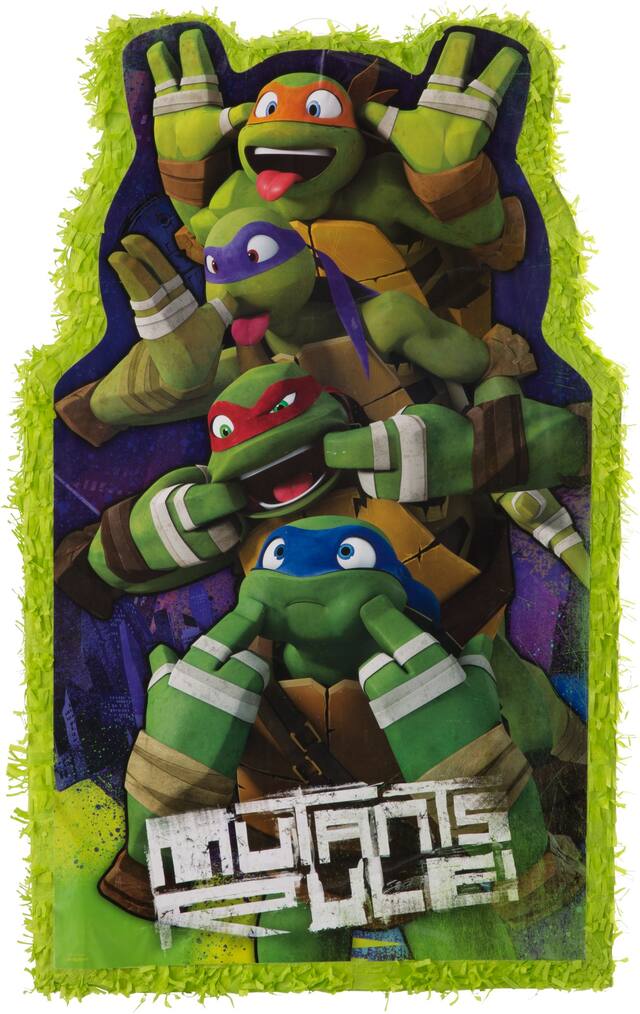 Giant Teenage Mutant Ninja Turtles Pinata Front_Flat