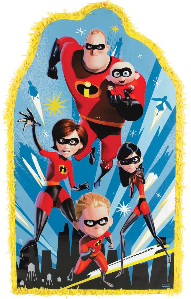 Giant Incredibles 2 Pinata Front_Flat