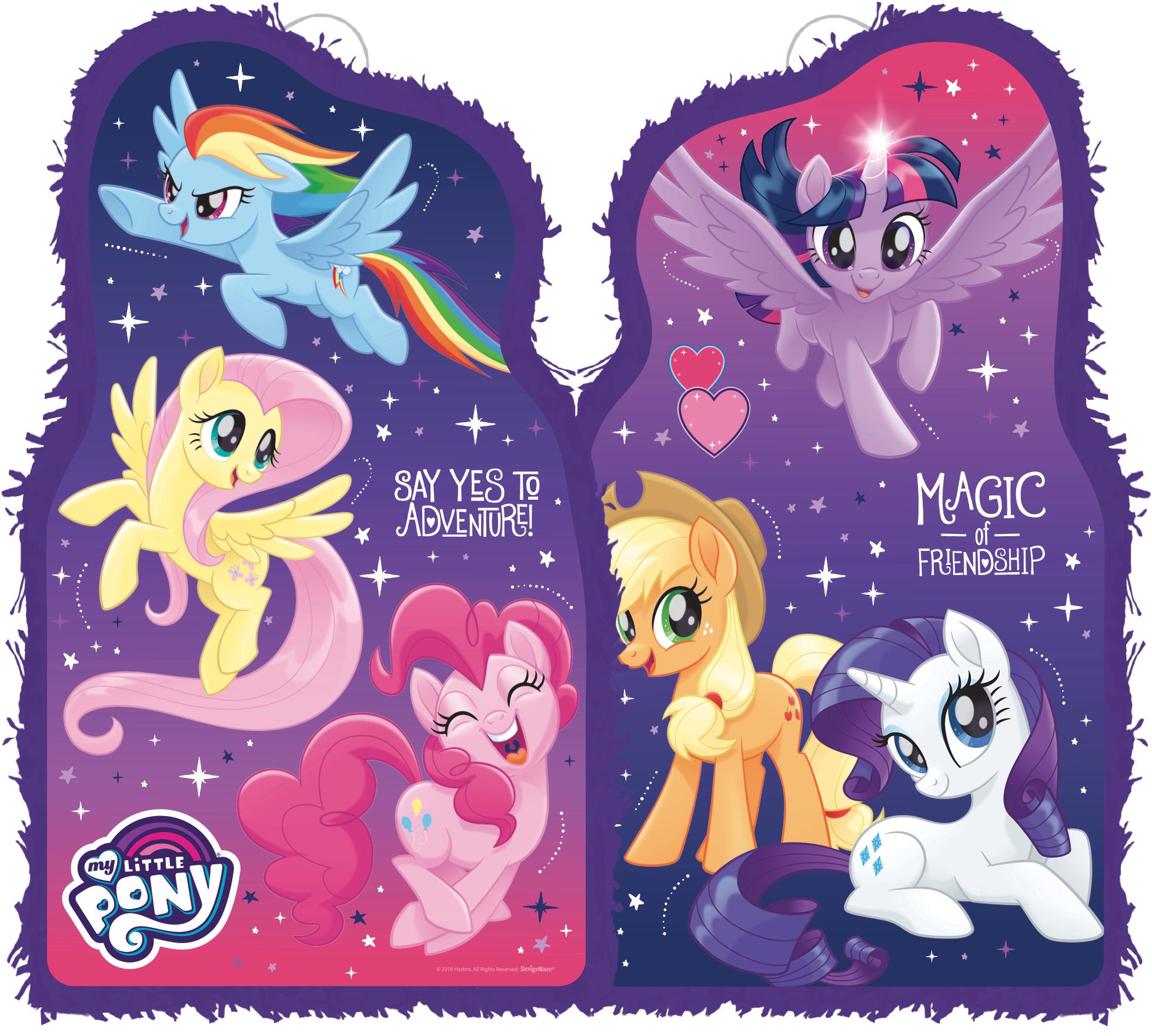 Giant My Little Pony Pinata Front_Flat