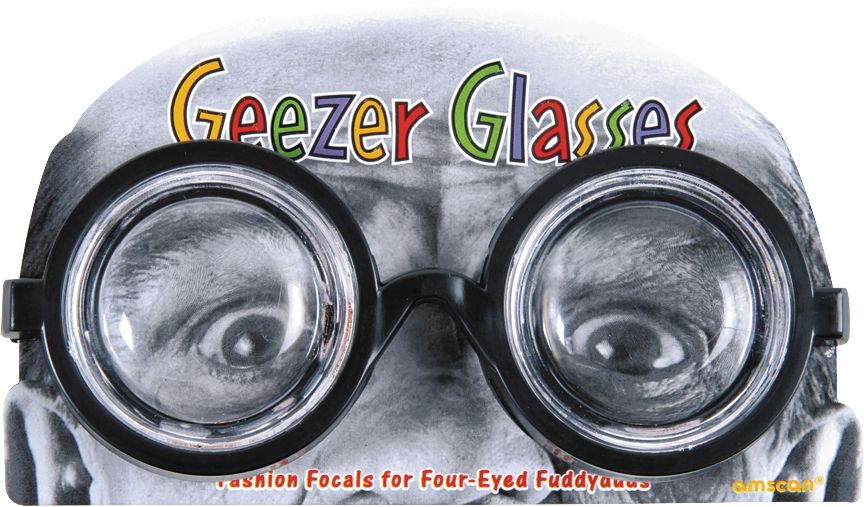 Over the Hill Coke Bottle Glasses for Birthday Party Front_Flat