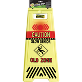 Old Zone Caution Floor Sign & Caution Tape Front_Flat