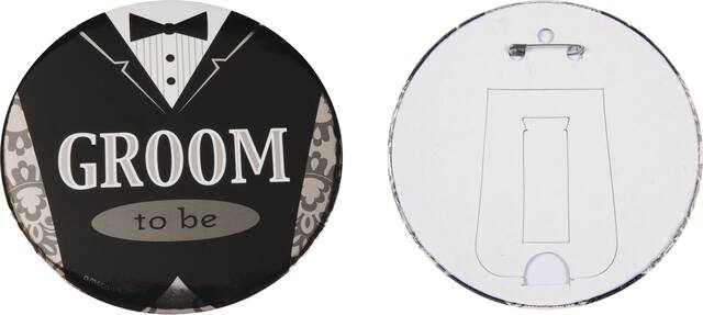 Groom-to-Be Button Composite_or_Mixed