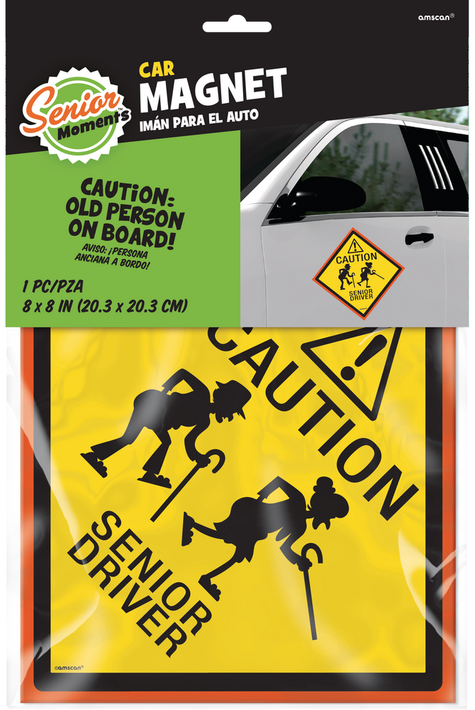 "Caution Senior Driver" Car Canadian Tire