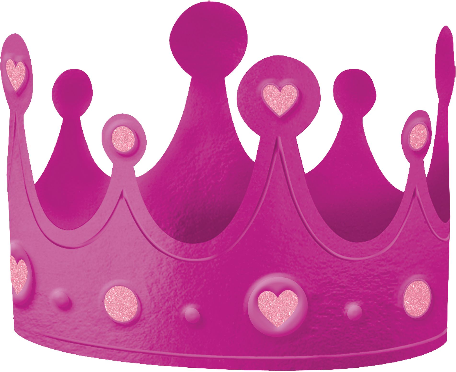 Couronnes pour dévoilement du sexe fille ou garçon, paq. 2 Front_Flat