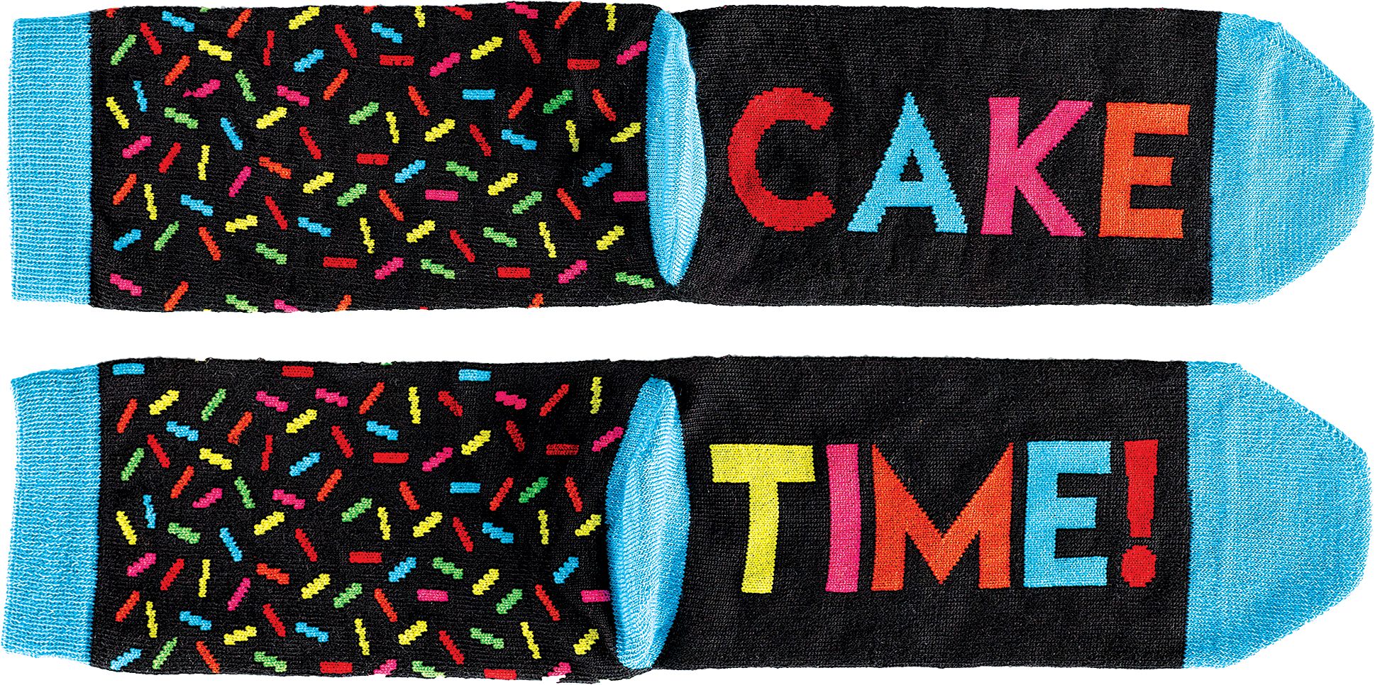 Multicolour Birthday Crew Socks Bottom_Flat