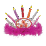 Light-Up Candle Happy Birthday Tiara Front_Flat