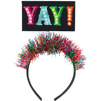 Light-Up Tinsel Yay Head Bopper Front_Flat