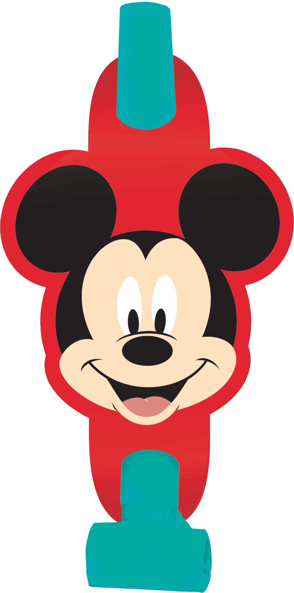 Mickey Mouse 1st Birthday Party Blowouts, 8-pc Front_Flat