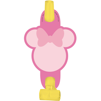 1st Birthday Minnie Mouse Party Blowouts, 8-pc Front_Flat