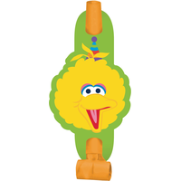 Sesame Street Elmo 1st Birthday Party Blowouts, 8-pk Overhead_Flat