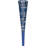 Vintage Happy Birthday Party Horns, 8-pc Front_Flat