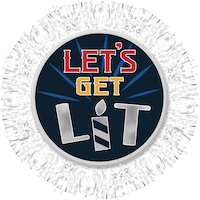 Let's Get Lit Button Front_Flat