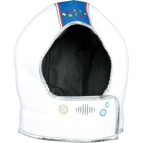 Blast Off Astronaught Fabric Helmet Hat, White, One Size, Wearable Accessory for Birthdays
