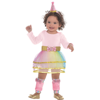 Couronne, jupe et ceinture pour 1<sup>er</sup> anniversaire, rose, taille unique, paquet de 3 accessoires à porter pour anniversaires Front_Flat