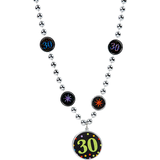 Collier de perles avec pendentif étape 30e&nbsp;anniversaire Front_Flat