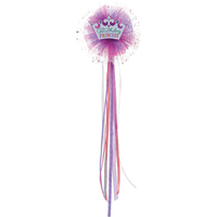 Pink Birthday Princess Wand Front_Flat