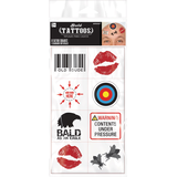 Bald Head Tattoos, 1 Sheet Front_Flat