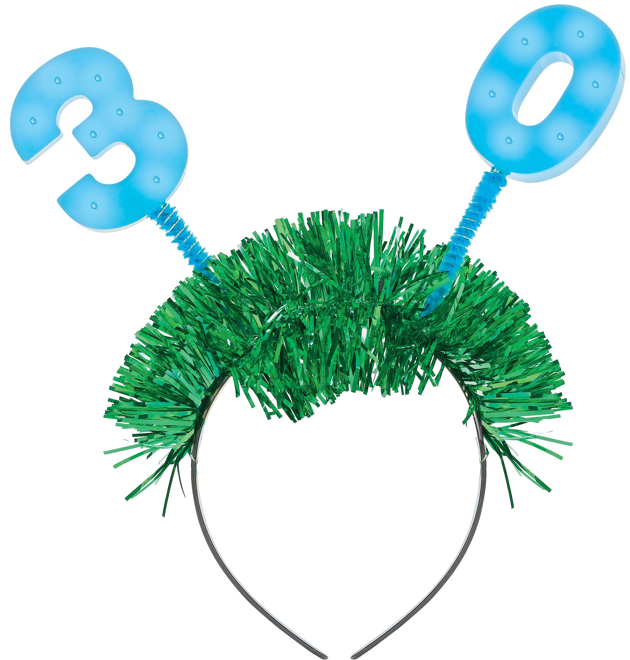 Light-Up 30th Birthday Head Bopper Front_Flat