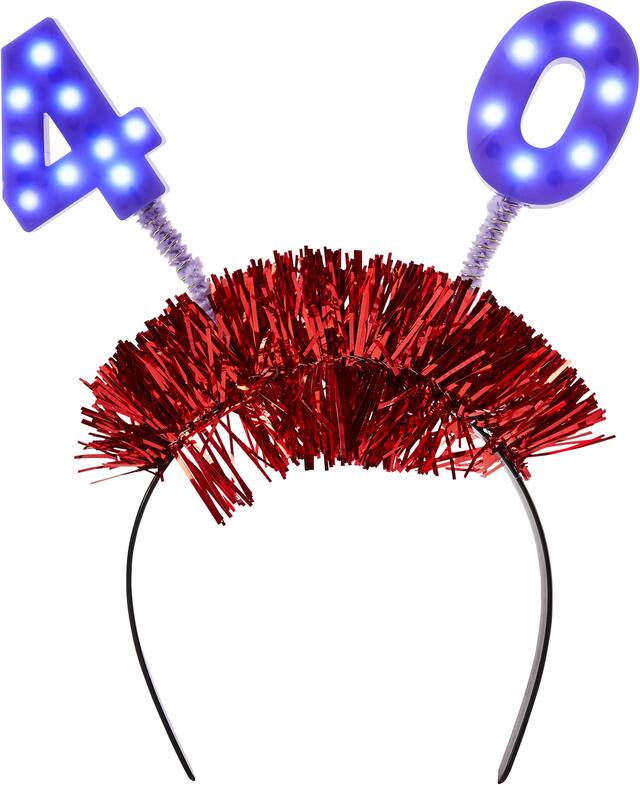 Serre-tête 40e anniversaire lumineux Front_Flat