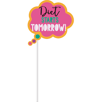 Young & Fab Photo Booth Kit, 14-pcs Front_Flat