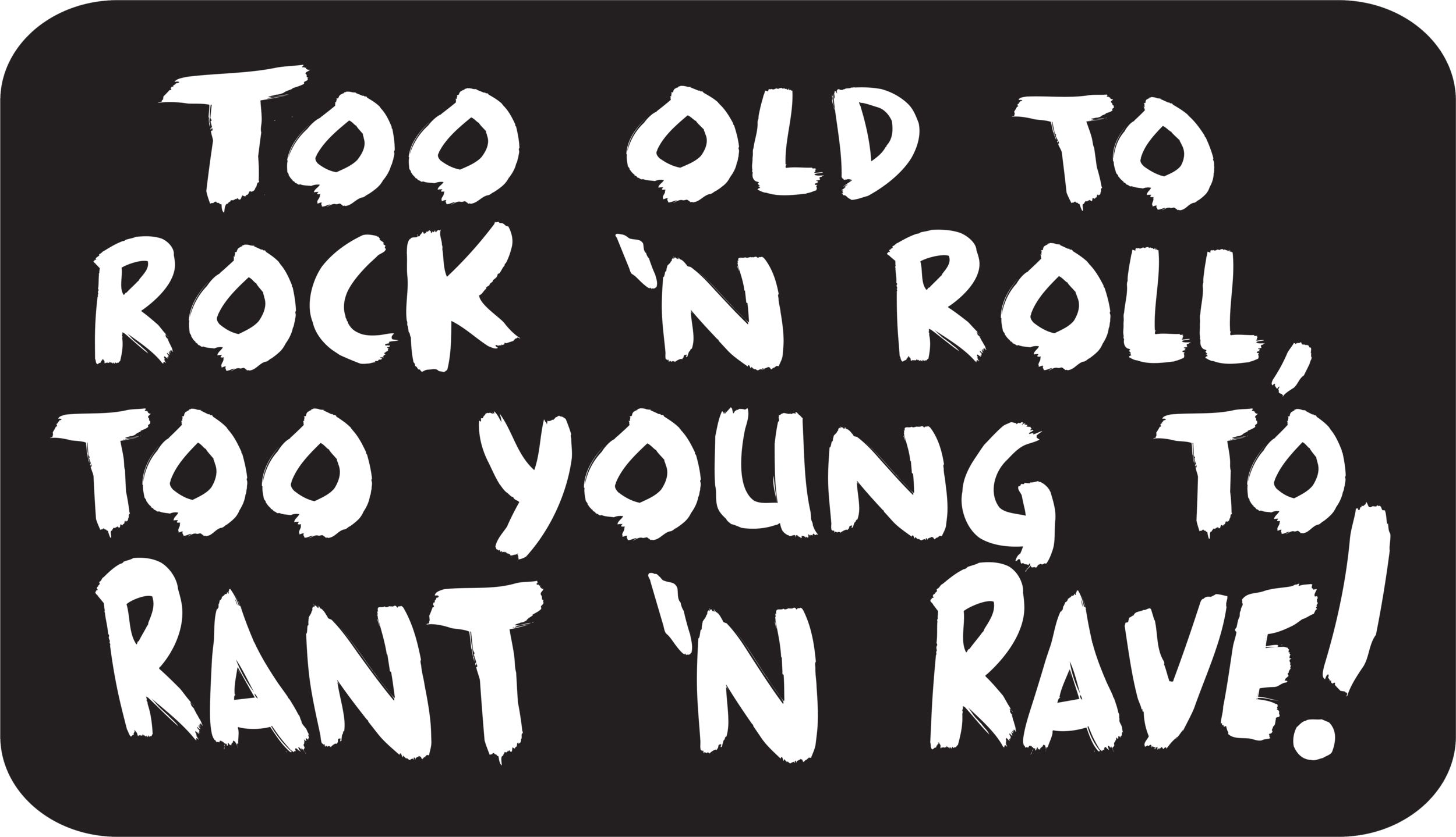 Over the Hill Vinyl Cutouts, 16-pc Front_Flat