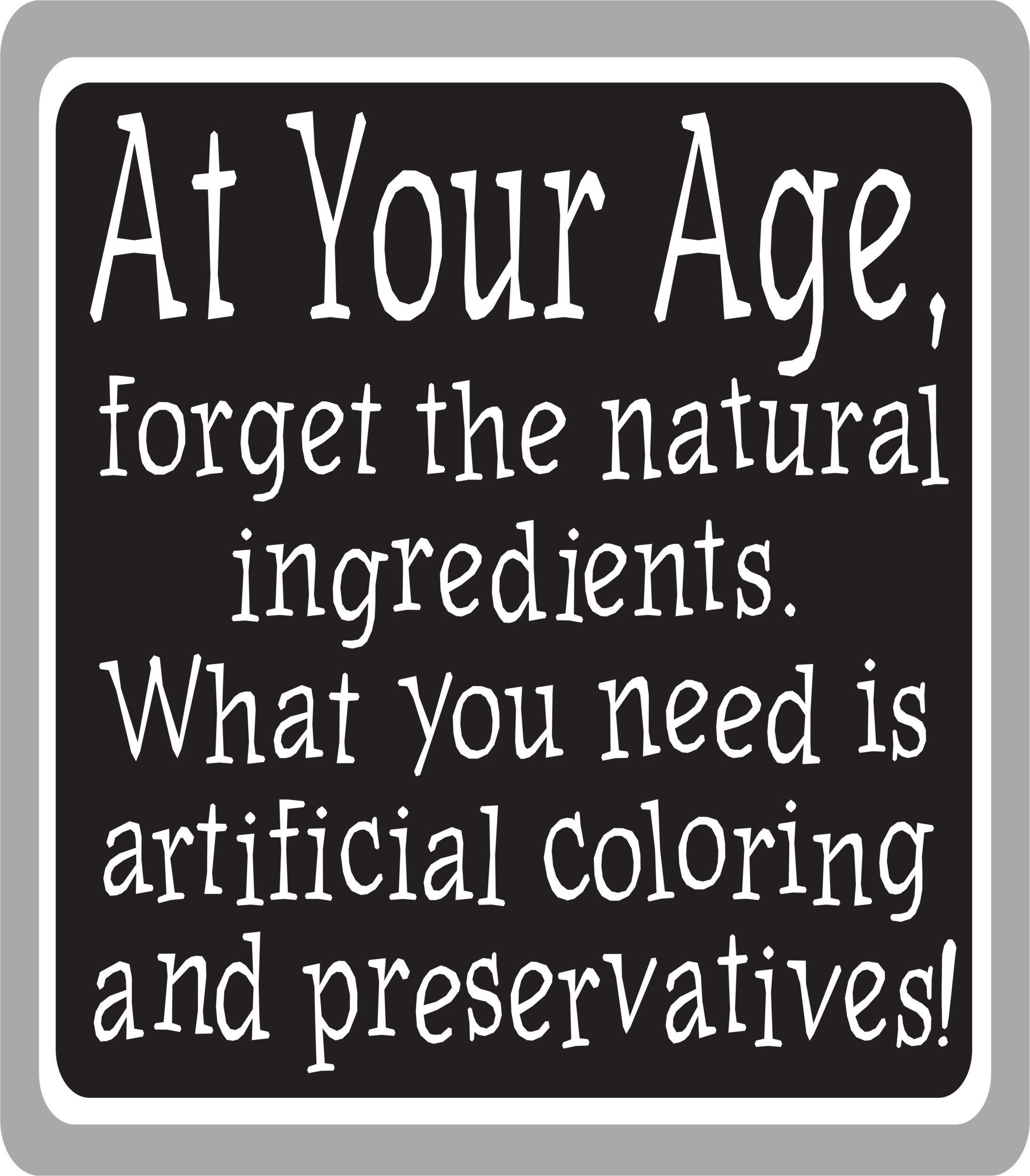 Over the Hill Vinyl Cutouts, 16-pc Front_Flat