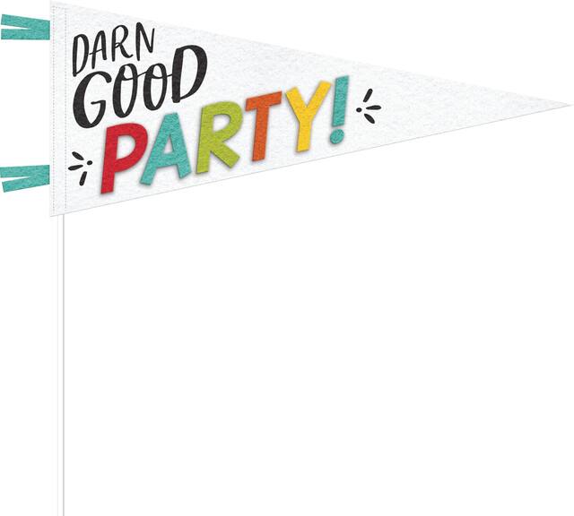 Over the Hill Pennant Flag Front_Flat