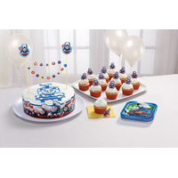 Kit décoration de dessert pour fête d'anniversaire Thomas le petit train pour 12 Composite_or_Mixed