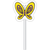 Rainbow Butterfly Unicorn Kitty Cake Toppers, 12-pc Front_Flat