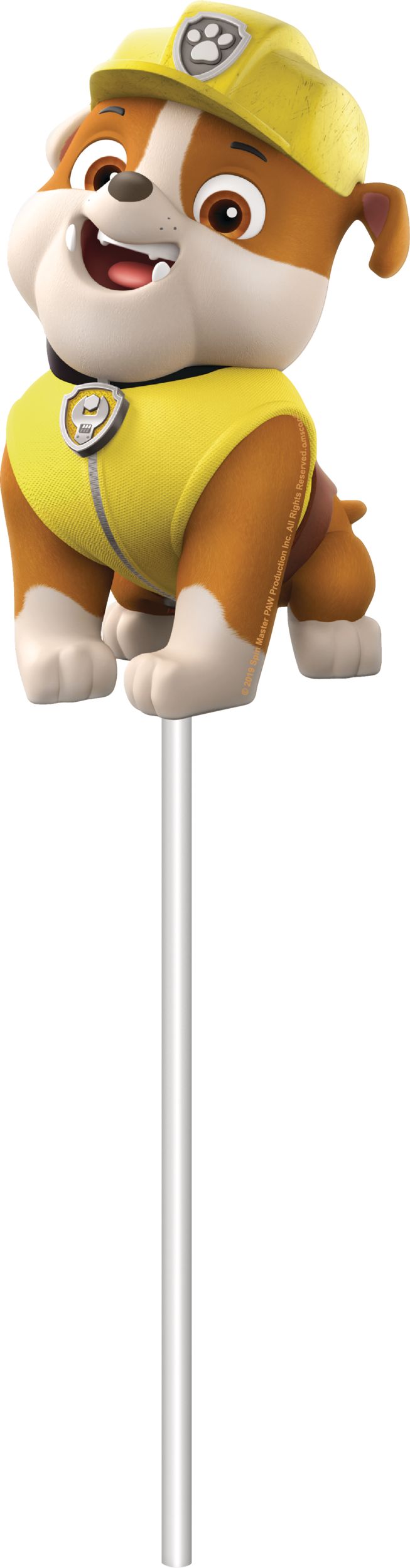 Nickelodeon PAW Patrol Chase/Marshall/Rocky/Skye Cake Treat Toppers, Multi-Coloured, 12-in, 6-pk, for Birthday Party Front_Flat