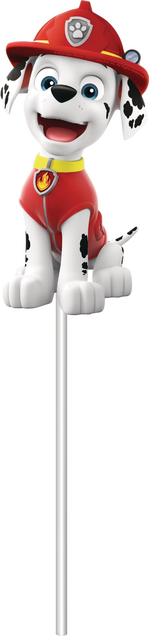 Nickelodeon PAW Patrol Chase/Marshall/Rocky/Skye Cake Treat Toppers, Multi-Coloured, 12-in, 6-pk, for Birthday Party Front_Flat