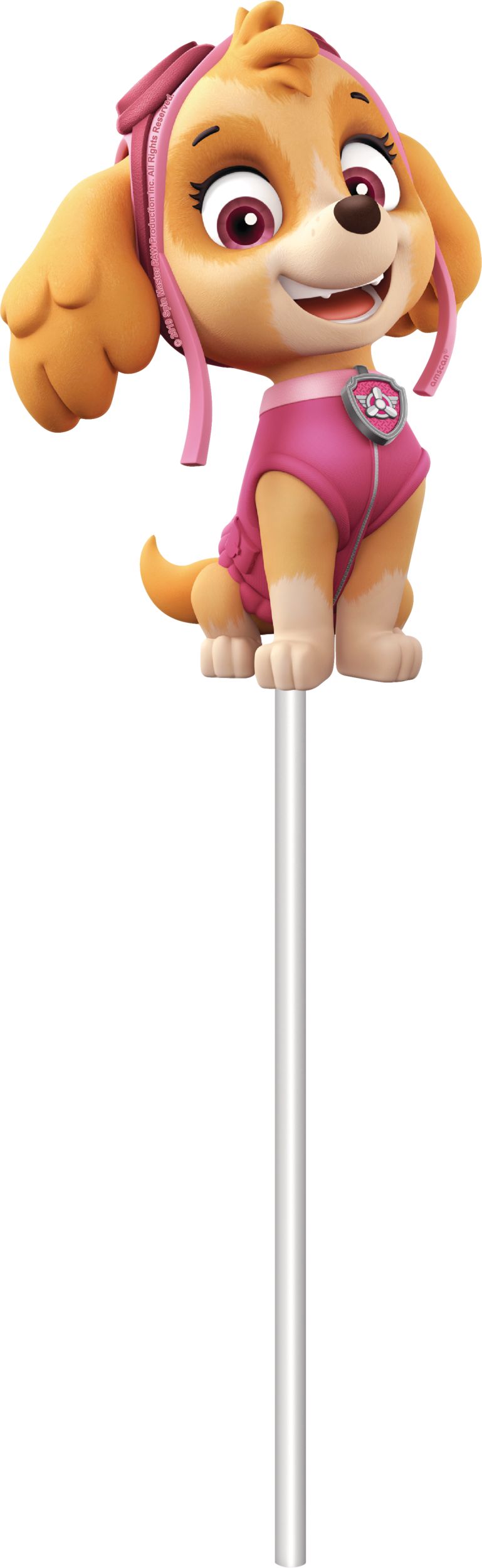 Nickelodeon PAW Patrol Chase/Marshall/Rocky/Skye Cake Treat Toppers, Multi-Coloured, 12-in, 6-pk, for Birthday Party Front_Flat