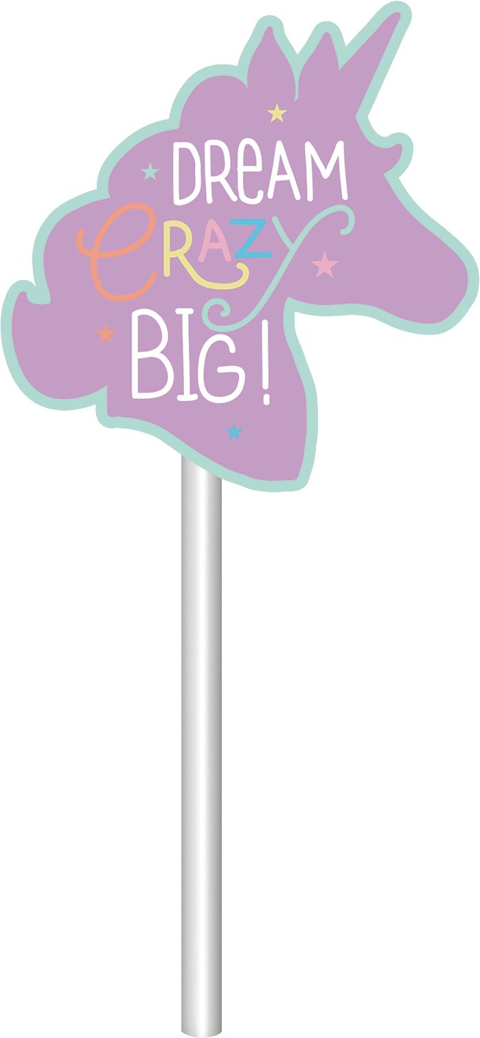 Unicorn Party Dessert Decorating Kit features Rainbows and Unicorns, 11-pc Front_Flat