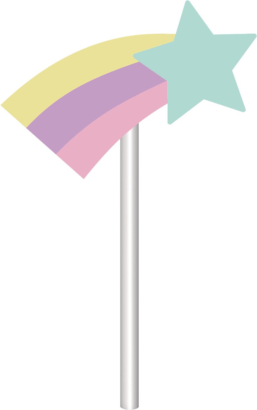 Unicorn Party Dessert Decorating Kit features Rainbows and Unicorns, 11-pc Front_Flat