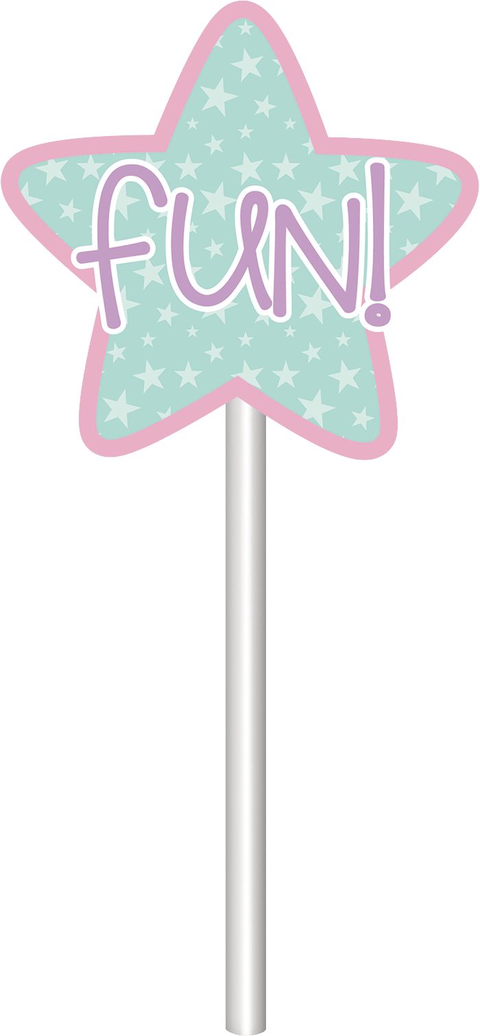 Unicorn Party Dessert Decorating Kit features Rainbows and Unicorns, 11-pc Front_Flat