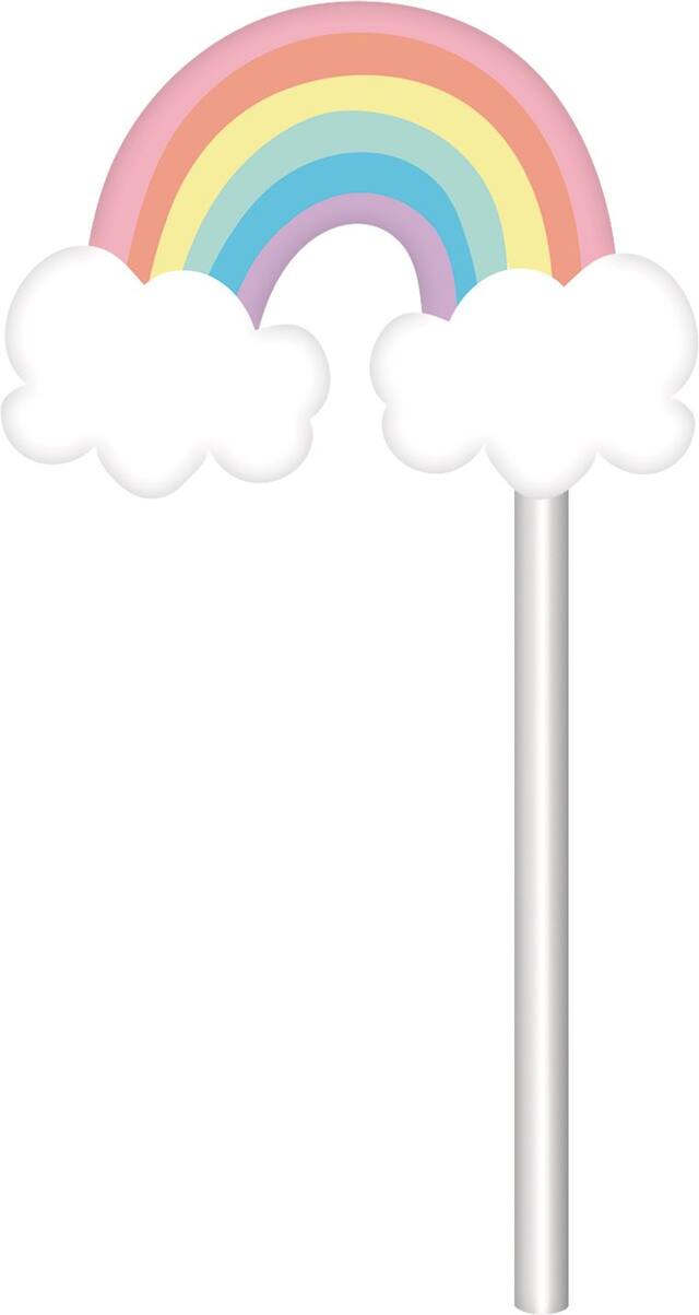 Unicorn Party Dessert Decorating Kit features Rainbows and Unicorns, 11-pc Front_Flat