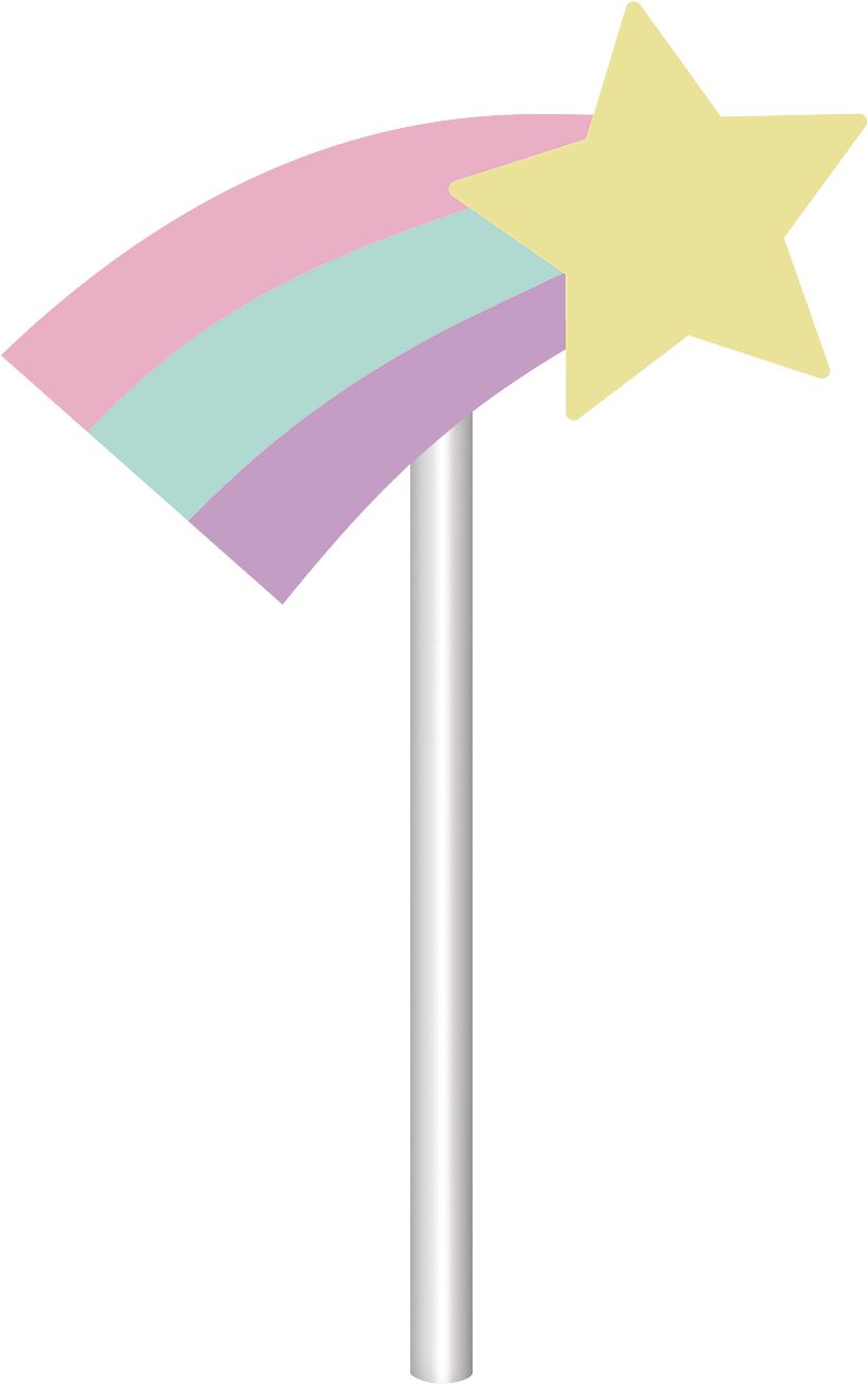 Unicorn Party Dessert Decorating Kit features Rainbows and Unicorns, 11-pc Front_Flat