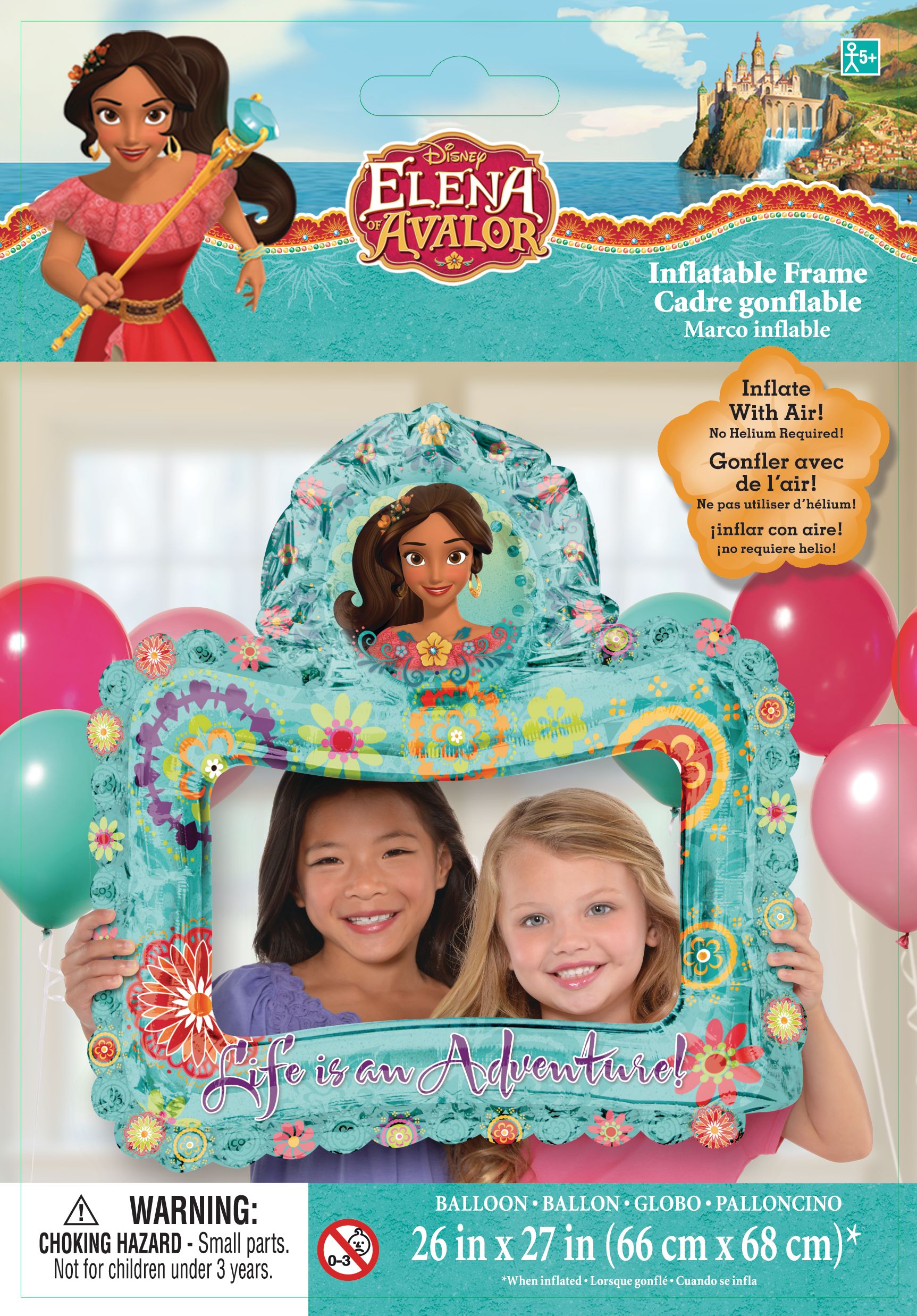 Inflatable Elena of Avalor Balloon Frame Front_Flat