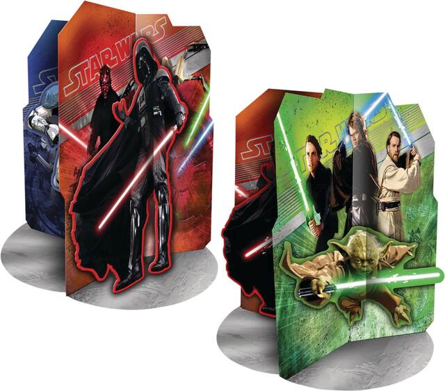 Centre de table Star Wars, 14&nbsp;po Front_Flat